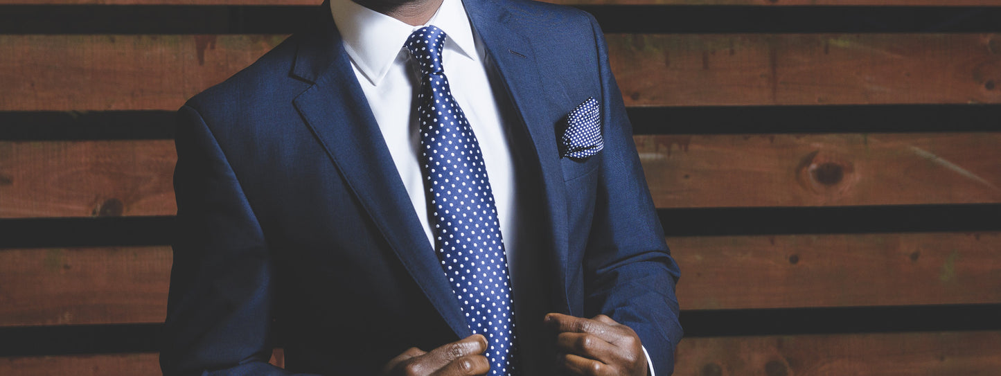 Navy Suit and matching tie